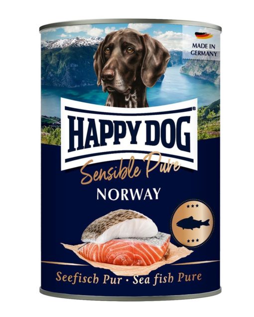 Happy Dog Boksemat Sensible Pure Norway M/Sjøfisk 400g