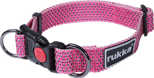 Rukka Dog Collar Star rosa XS