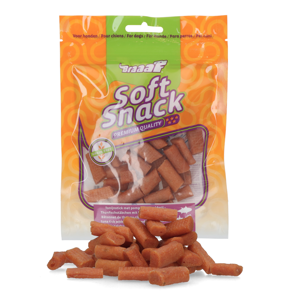 Braaaf Soft Snack Stick Tuna w/Pumpkin & Celery