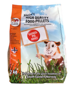 Marsvinpellets Maja`s Marsvin Adult 2Kg To Gode Naboer