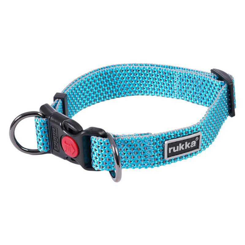 Rukka Dog Collar Star blå S