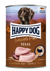 Happy Dog Boksemat Sensible Pure Texas M/Kalkun 400g