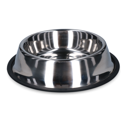 Food or drinking bowl stainless steel with non-slip 2.80ltr Ø 33cm