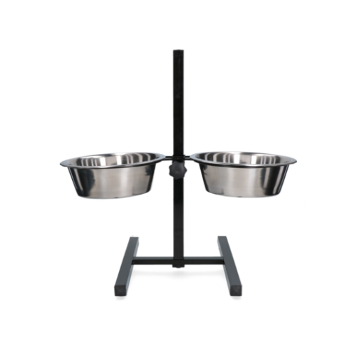 Feed and drink bowl stainless steel T-stand 2,80ltr Ø 25cm