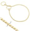 Show Chain Gold Plated 5mm Brass 50cm