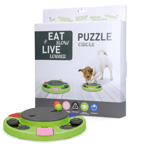 Eat Slow Live Longer Puzzle Circle