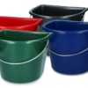 Bucket with flat side 15 l  Grønn