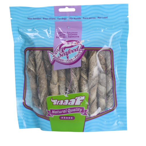 Braaaf Seafood Rollsticks Salmon, 12cm 175g