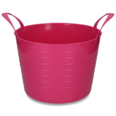 Bucket V-Trug Flexi 40 l  rosa