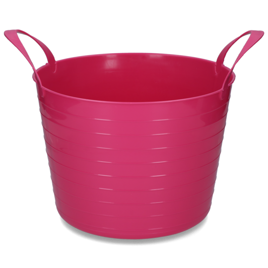 Bucket V-Trug Flexi 40 l  rosa