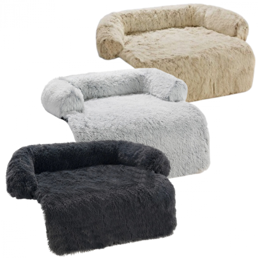 Topmast Dog Mat Comfy – Fluffy Plush Dog Bed Medium Mørkegrå