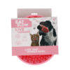 Eat Slow Live Longer Lick Mat Wobbler Bowl Rosa