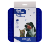 Eat Slow Live Longer Lick Mat Wave Blå