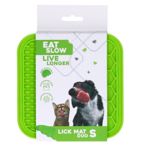 Eat Slow Live Longer Lick Mat Duo Small Grønn