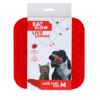 Eat Slow Live Longer Lick Mat Duo Medium Rød