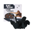 Eat Slow Live Longer Lick Gobbler Stopper Grå