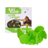 Eat Slow Live Longer Lick Gobbler Stopper Grønn