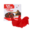 Eat Slow Live Longer Lick Gobbler Stopper Rød