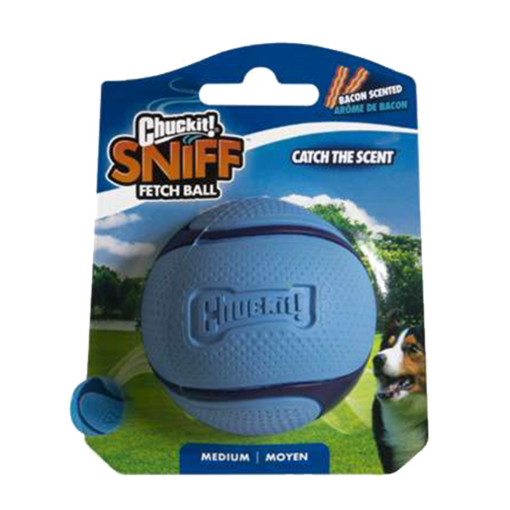 Chuckit Sniff Fetch Ball 1-pack M Blå M