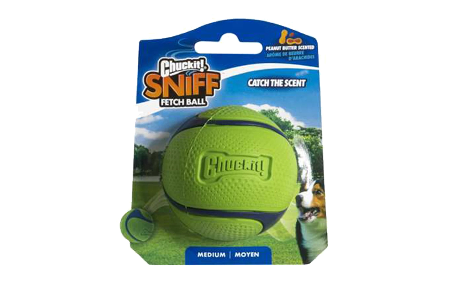 Chuckit Sniff Fetch Ball 1-pack MGrønn