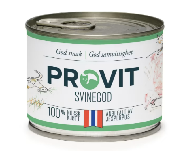 Provit Boksemat Katt Svinegod 185g