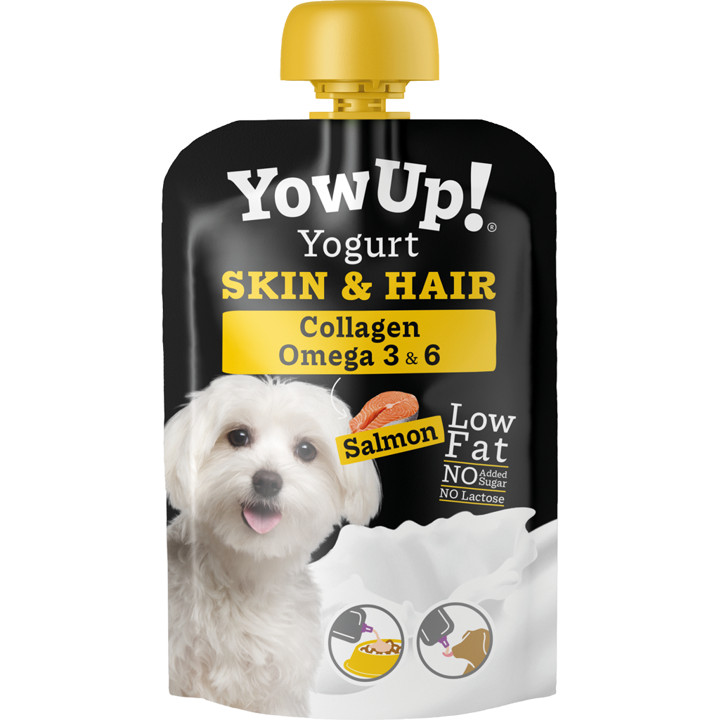 YowUp! Yoghurt Dog Skin & Hair Salmon, 115g