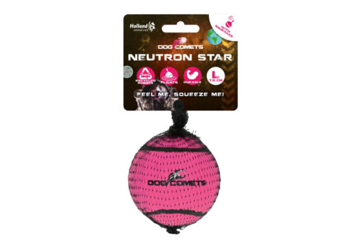 Dog Comets Neutron Star w/Squeaker 1pk L Rosa