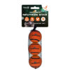 Dog Comets Neutron Star w/Squeaker 3pk S Oransje