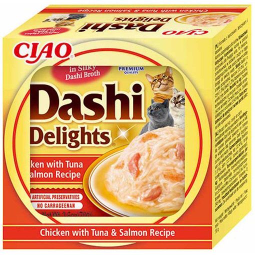 Dashi Delights Tunfisk/Laks 70g