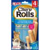 Churu Cat Rolls Chicken/tuna Wrap With Scallop 4st