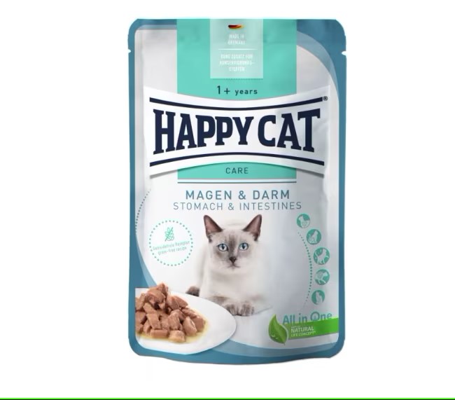 Happy Cat Pouches Care Adult Mage & Tarm, 85g