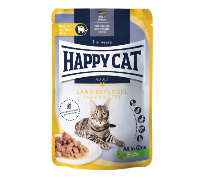 Happy Cat Pouches Culinary Adult m/Kylling, 85g