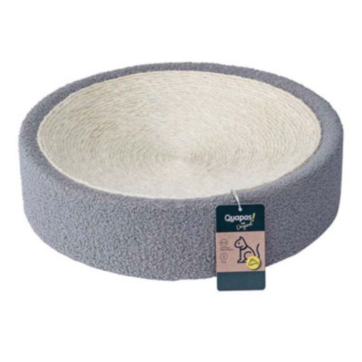 Quapas! Catscratcher Plush with Sisal  Grey