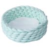 Quapas! Cat bed woven  mint green