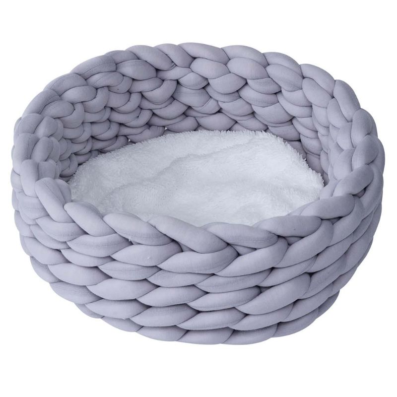 Quapas! Cat bed woven  Grey