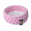 Quapas! Cat bed woven  pink