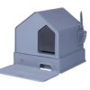 Quapas! Cat litter house soft grey