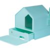 Quapas! Cat litter house Mint green