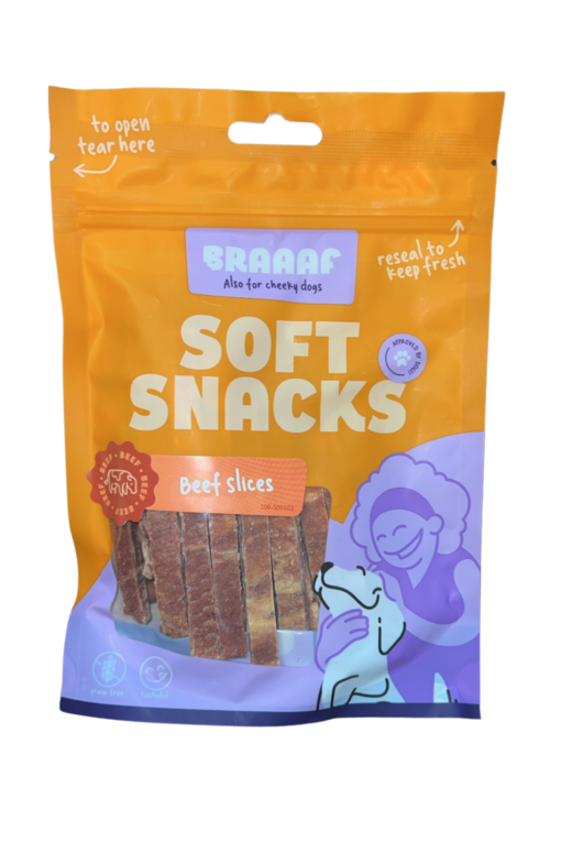 Braaaf Soft Snack Slice Beef & Fish