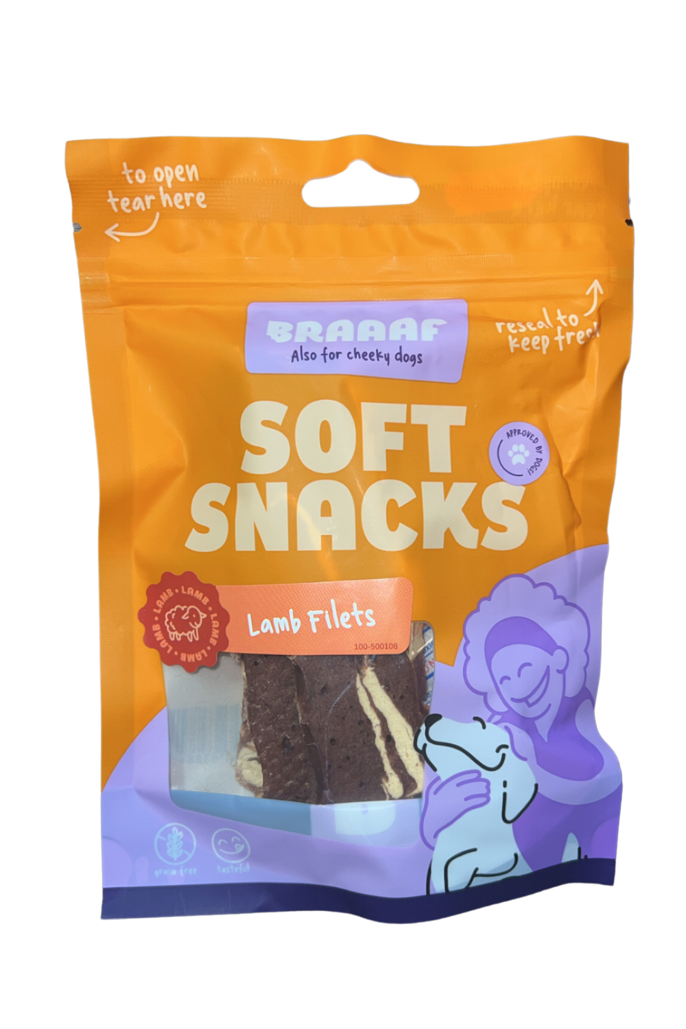 Braaaf Soft Snack Filet Lamb & Fish