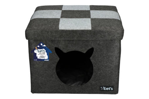 Let's sleep Pet Cube Light/Dark Grey