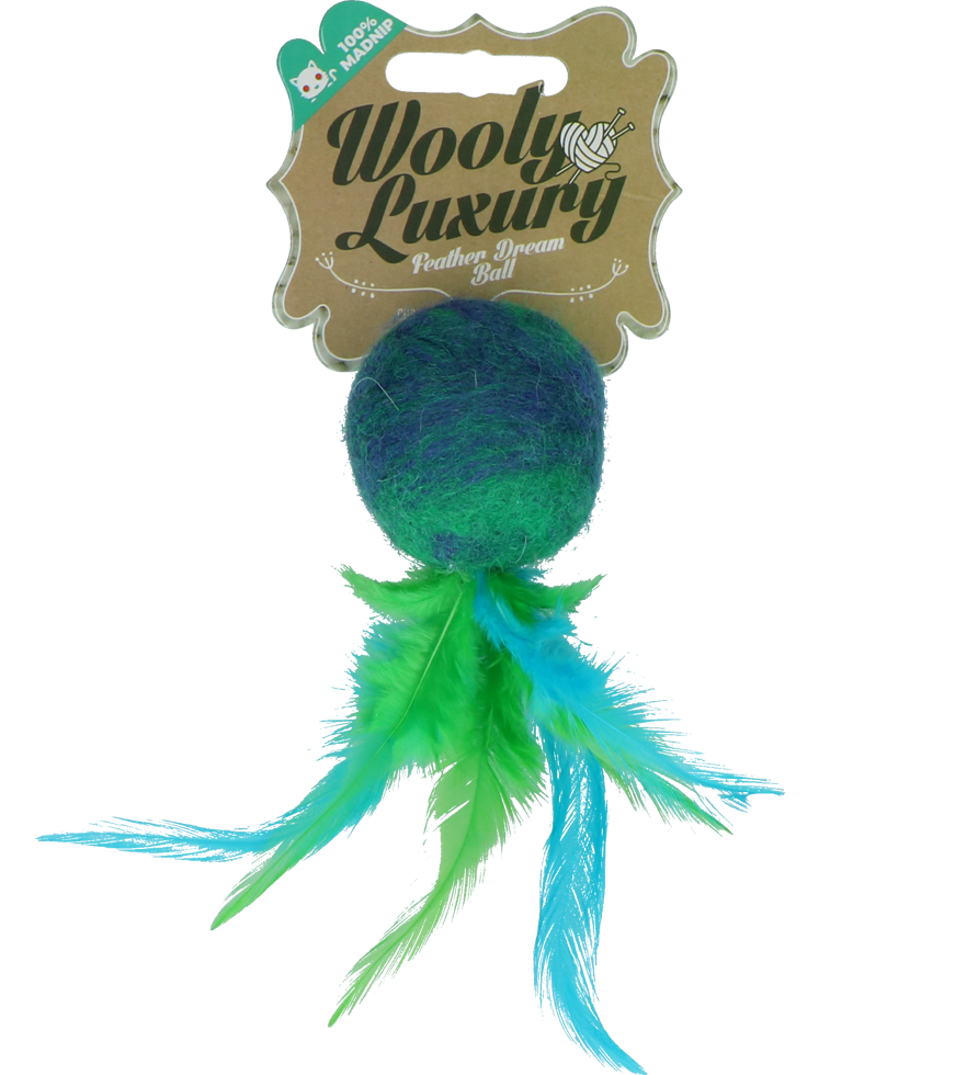 Wooly Luxury Feather Dream Ball Grønn