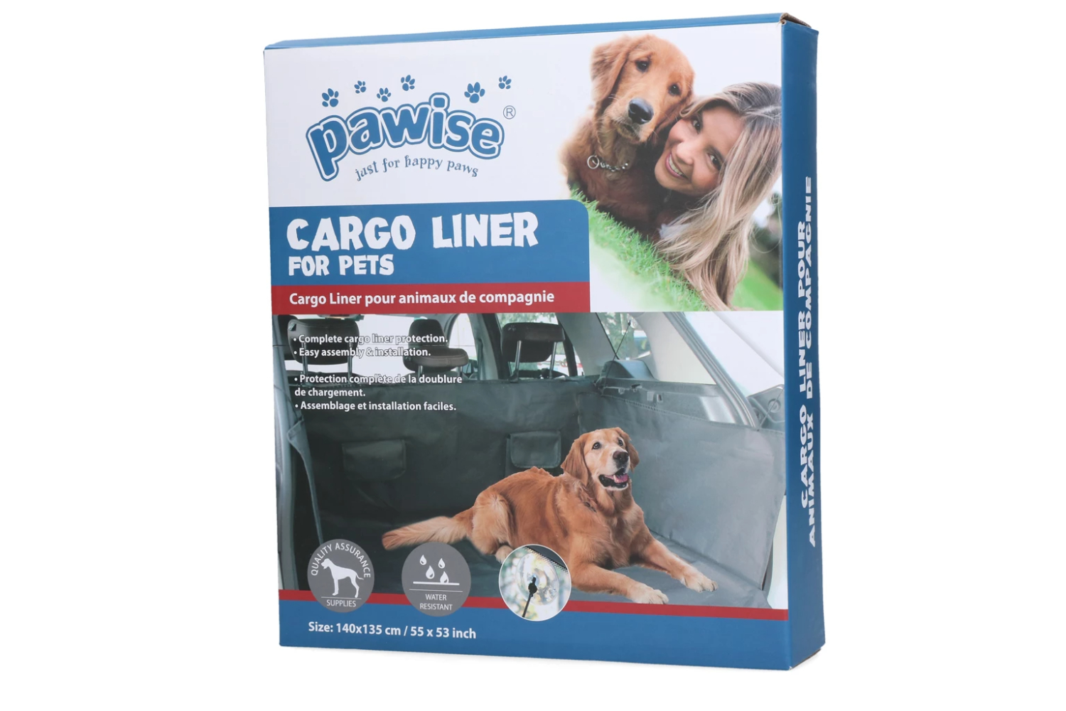 Pawise Dog Car Blanket for Trunk 140*135