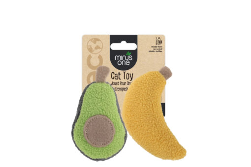 Minus One Fruit Cat Toys Avacado & Banana