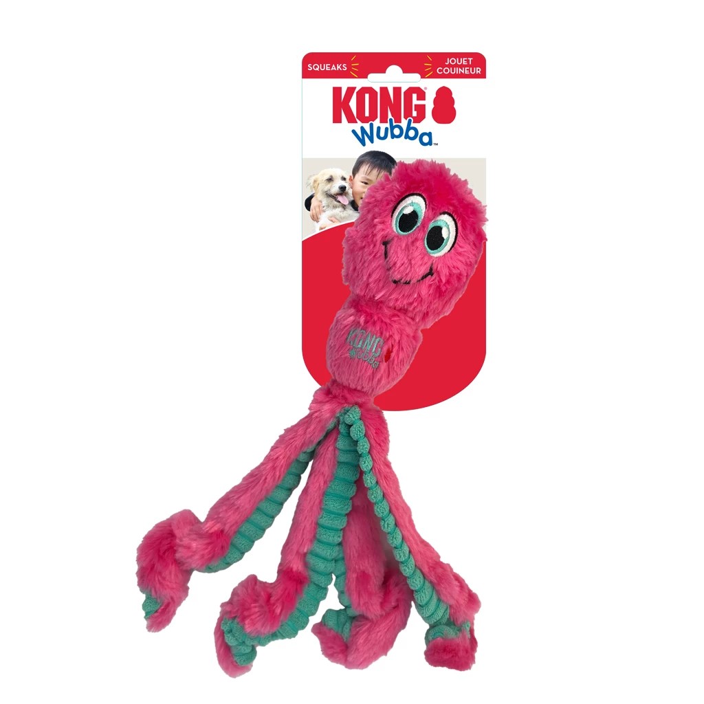 KONG Wubba Octopus Assorti L