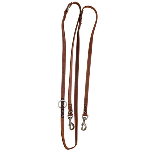 Spotted! Pro Leather Training Leash Brown 2 x 250 cm