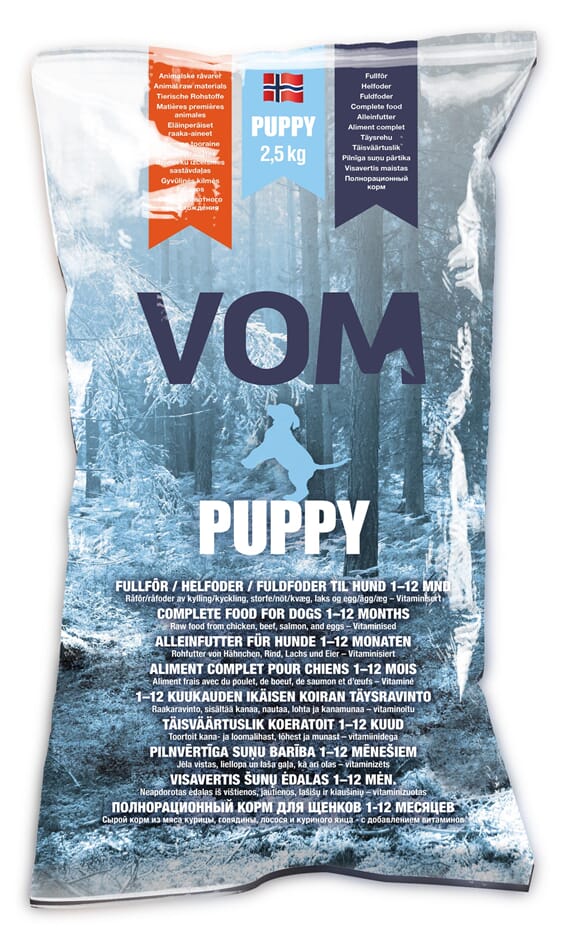 VOM Puppy Kjøttboller, 2,5 kg