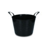 Bucket V-Trug Flexi 14 l Sort