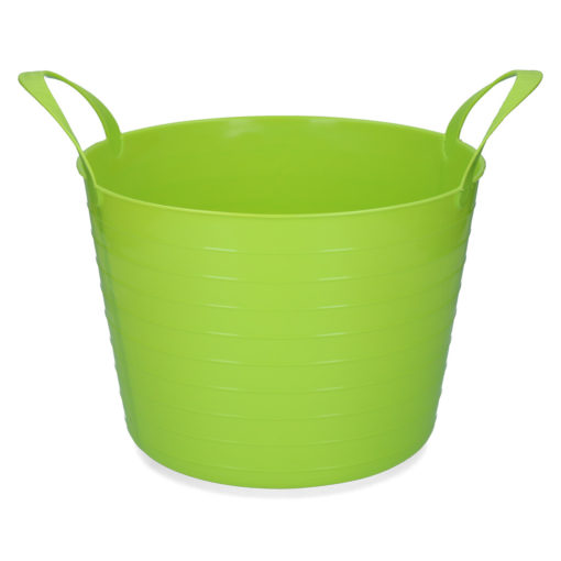 Bucket V-Trug Flexi 40L Lime green