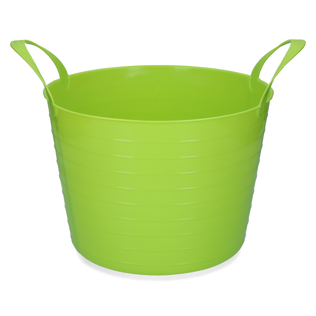 Bucket V-Trug Flexi 40L Lime green